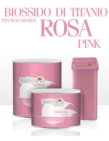 SkinSystem LE TITANO Voks Titandioxid (Pink) 800ml