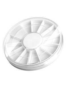 Neglekunstæske, 12 rum, blomst