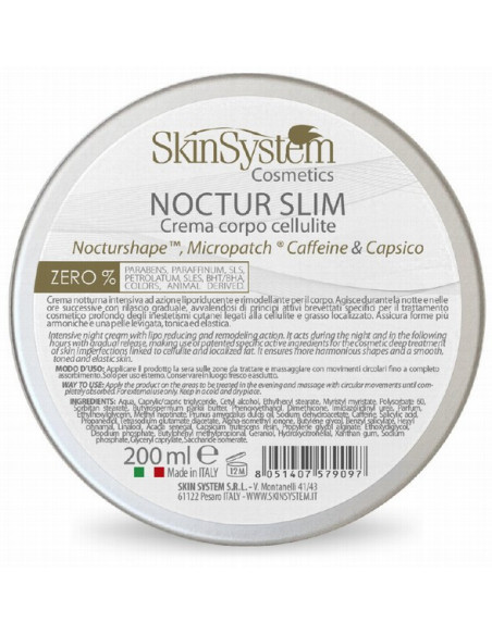 SkinSystem Natcreme til reduktion af cellulite 200 ml