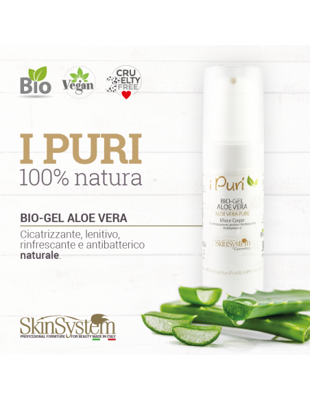SkinSystem i PURE Aloe Vera Gel med multifunktionelle effekter 150ml