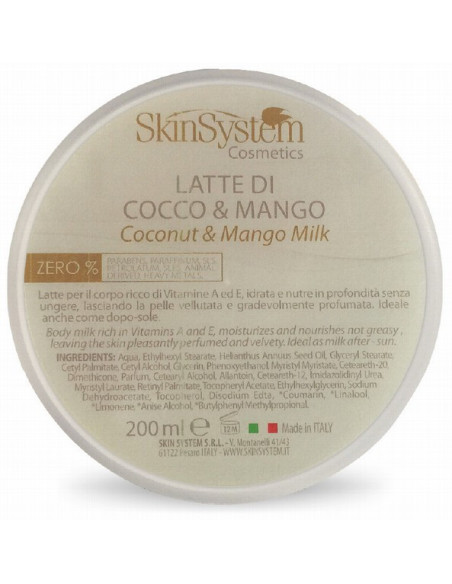 SkinSystem Body Milk (Kokos/Mango) 200ml