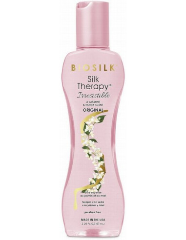 BIOSILK IRRESISTIBLE  neizskalojams matu zīds ar jasmīna un medus ekstraktiem 167 ml