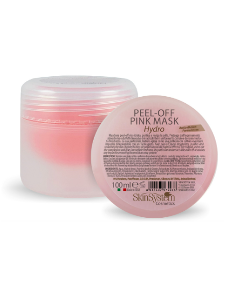 SkinSystem Peel-Off ansigtsmaske (lyserød) 100ml