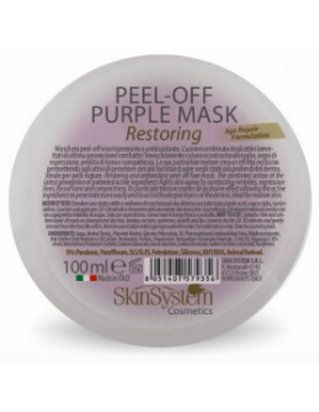 SkinSystem Peel-Off ansigtsmaske (lilla) 100ml