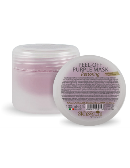 SkinSystem Peel-Off ansigtsmaske (lilla) 100ml