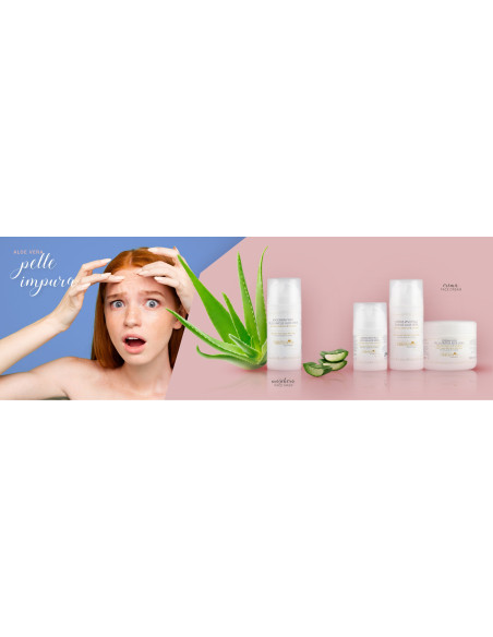 SkinSystem creme til ansigtet, beroligende, til fedtet og uren hud, sensitiv hud, kollagen, aloe vera 100 ml