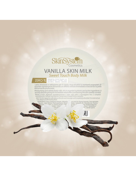 SkinSystem bodylotion til kroppen, fugtgivende, nærende, vitamin E, vanilje 200 ml