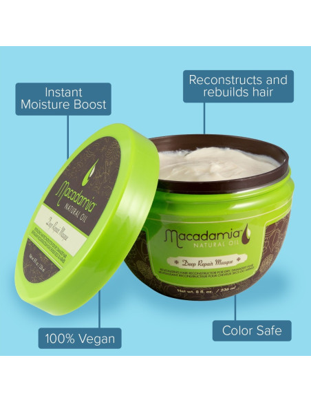 MACADAMIA DEEP REPAIR Dybdegående genoprettende maske 236 ml