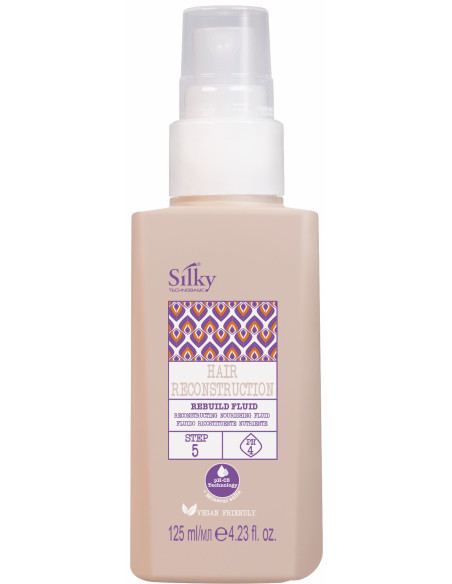 SILKY REBUILD Genopbyggende væske, termisk beskyttelse Solis5 125ml