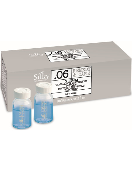 SILKY REMEDY CARE 06 X-Trim behandling til reduktion af skæl og velvære i hovedbunden 10*10ml