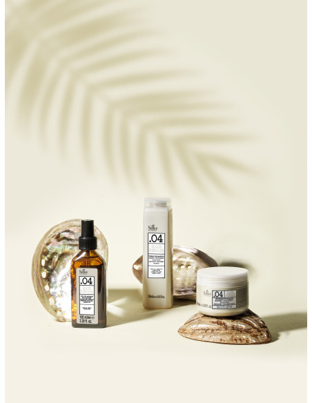 SILKY REPAIR Forebyggende og genoprettende shampoo til tørt, følsomt hår og hovedbund 250 ml