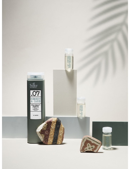SILKY REMEDY CARE 07 Sebo Shampoo til naturlig hudbalance, talgregulerende 1000ml