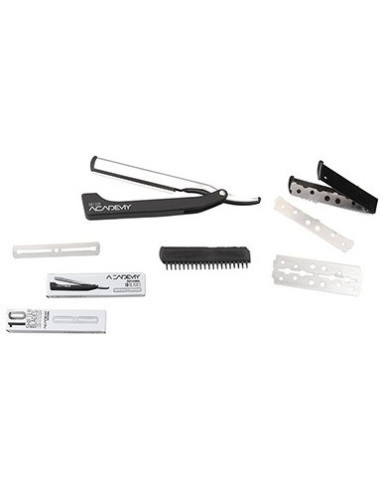 ACADEMY Shift lang barberkniv med 10...