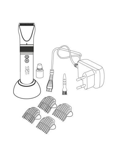 KUSTER Hårklipper PW458-2 Target, sort