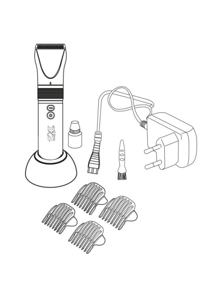 KUSTER Hårklipper PW458-2 Target, sort