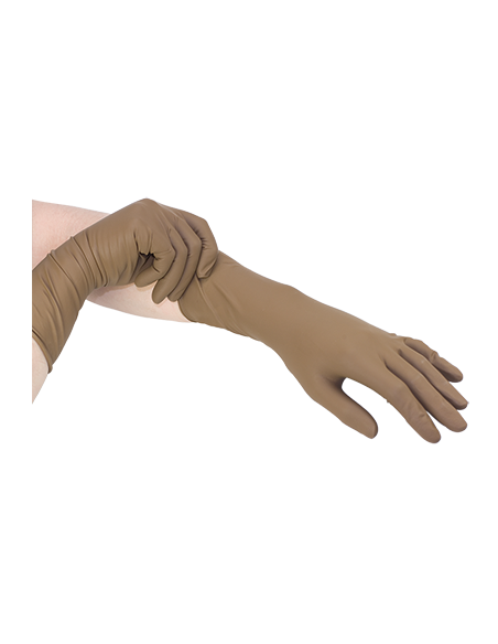 Latexhandsker Manutex XL, Brune