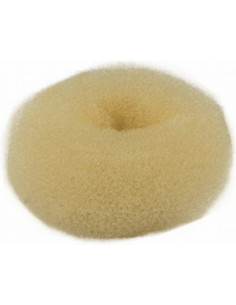 Hårknude, rund blond 17x8cm