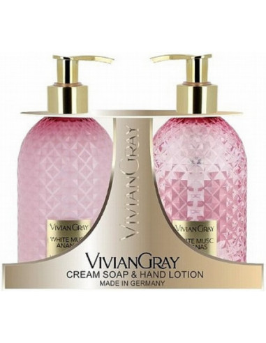 Ædelstenssæt håndsæbe + lotion (Rose...