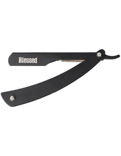 Barberkniv med plasthåndtag...