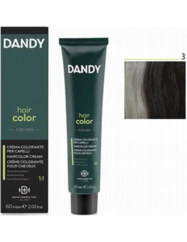 DANDY COLOR 3 - hårfarve til mænd 60 ml