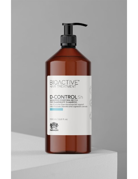 BIOAKTIV D-CONTROL Shampoo mod fedtet skæl 1000 ml