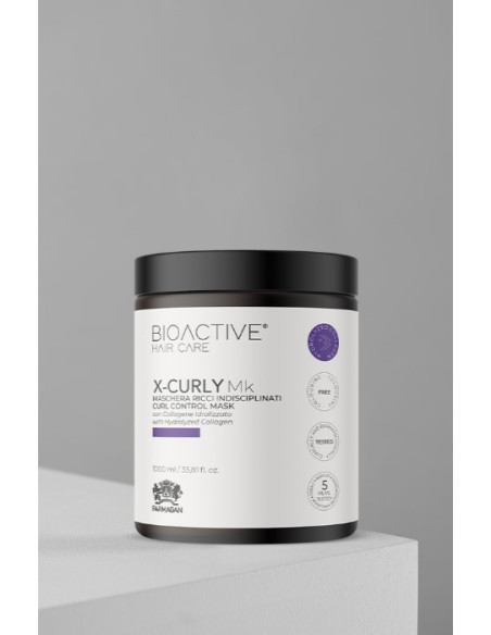 BIOACTIVE X-CURLY hårmaske til strukturering af krøllet hår 1000 ml