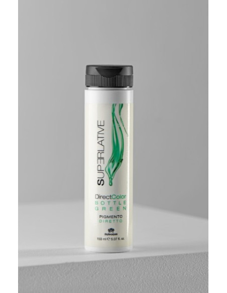 SUPERLATIVE DIRECT Pigmentgel til hårfarvning Flaskegrøn 150ml