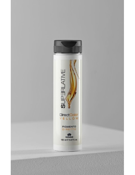 SUPERLATIVE DIRECT Pigmentgel til hårfarvning Gul 150ml