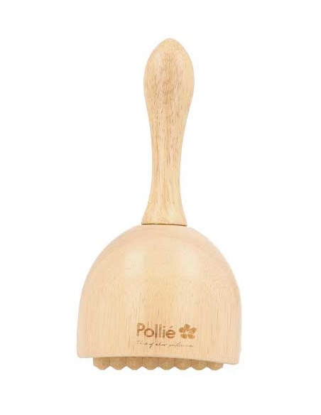 Massager med rulle SWEDISH COP til kropsplejeprocedurer, træ
