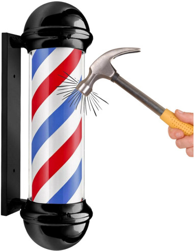 Salonskilt Barburys, sort 70 cm