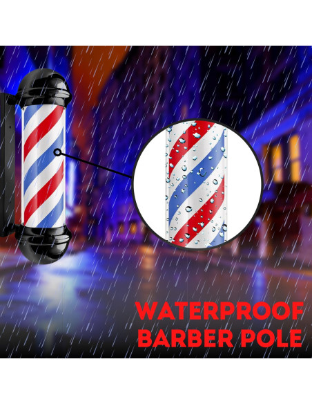 Salonskilt Barburys, sort 70 cm