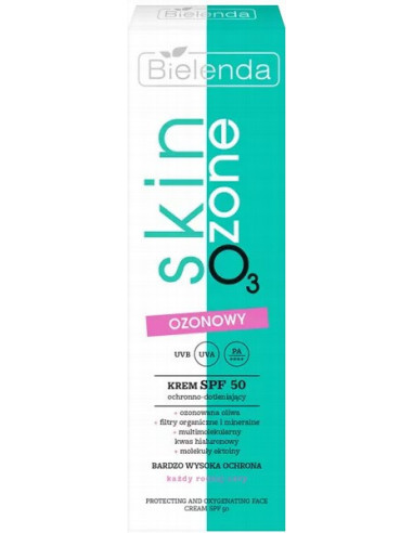 SKIN O3 ZONE Creme SPF50 beskyttende,...