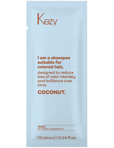Shampoo til farvet hår, KOKOS 10ml
