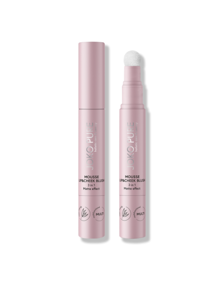 JOKO PURE 3-i-1 Creme blush, til kinder/læber/øjenlåg, mat nr. 01