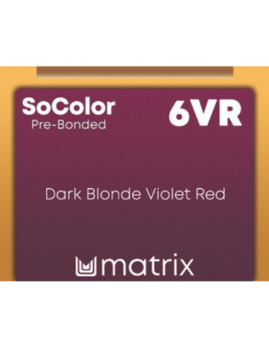 SOCOLOR Pre-Bonded Permanenta Matu krāsa 6VR 90ml