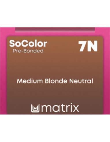 SOCOLOR Pre-Bonded Permanentā matu krāsa 7N 90ml