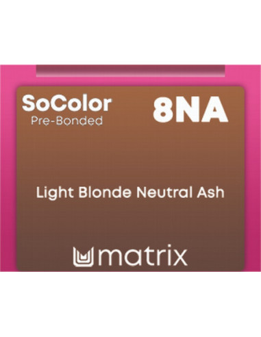 SOCOLOR Pre-Bonded Permanentā matu krāsa 8NA 90ml