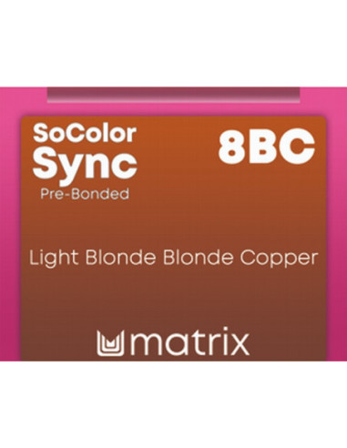 SOCOLOR SYNC Pre-Bonded Tonejoša Matu krāsa 8BC 90ml