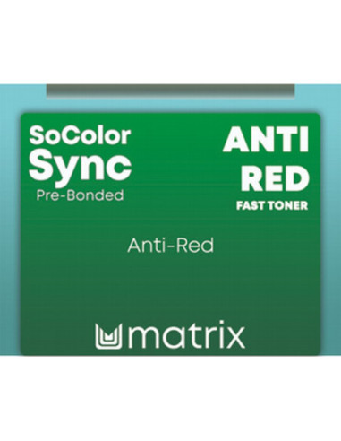 SOCOLOR SYNC Pre-Bonded Tonējoša matu krāsa ANTI-RED 90ml