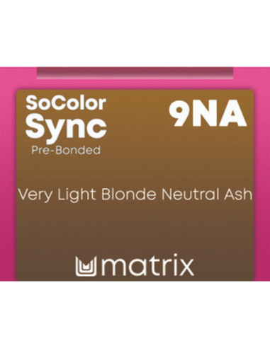 SOCOLOR SYNC Pre-Bonded Tonējošā matu krāsa 9NA 90ml