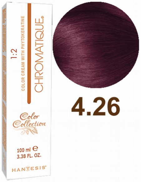 HANTESIS hårfarve CHROMATIQUE 4,26 Blomme 100ml