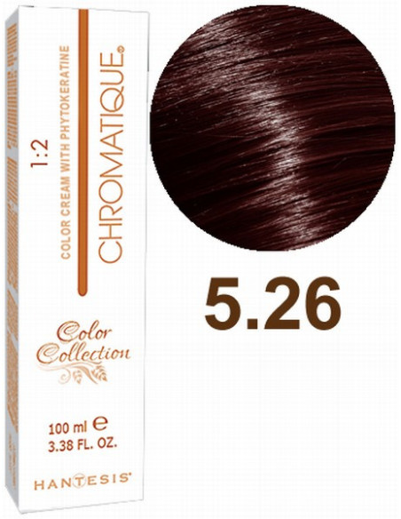 HANTESIS hårfarve CHROMATIQUE 5.26 Violet lysebrun 100ml
