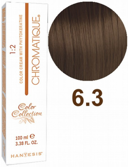 HANTESIS hårfarve CHROMATIQUE 6.3 Mørk gyldenblond 100ml