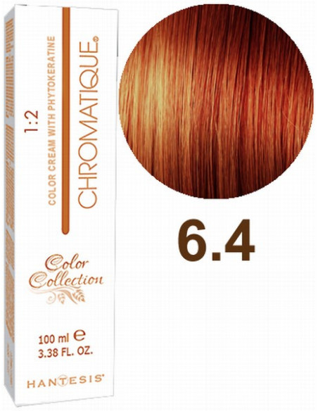HANTESIS hårfarve CHROMATIQUE 6.4 Mørk kobberblond 100ml