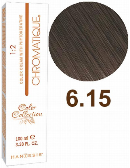 HANTESIS hårfarve CHROMATIQUE 6,15 Cappuccino 100ml