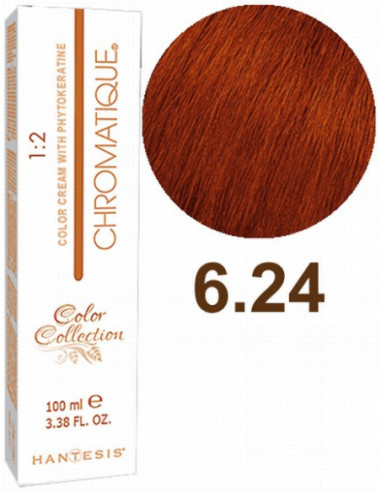 HANTESIS Hair color CHROMATIQUE 6.24 Otter 100ml