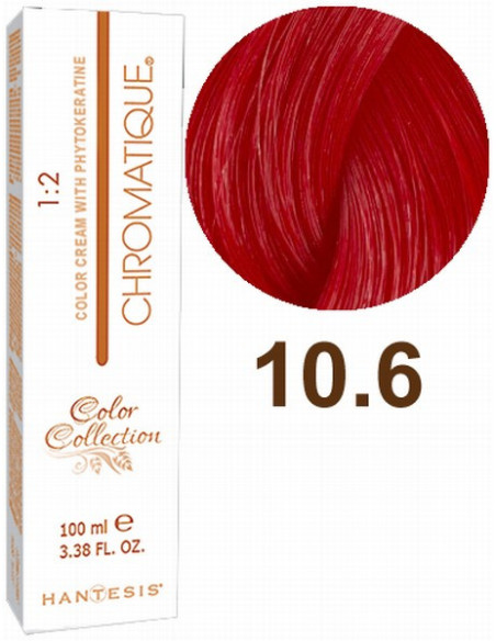 HANTESIS hårfarve CHROMATIQUE 10.6 Ultra lys rød 100ml