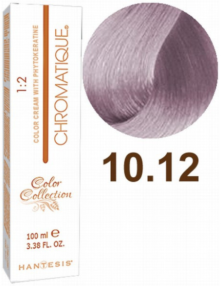 HANTESIS hårfarve CHROMATIQUE 10,12 Sølvviolet 100ml