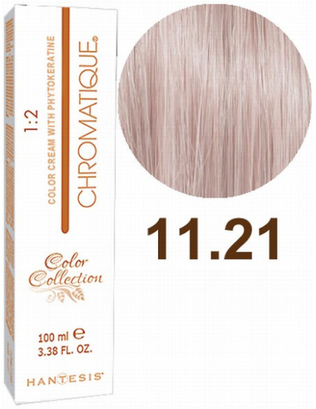 HANTESIS hårfarve CHROMATIQUE 11.21 Ekstremt lys iris platinblond 100ml