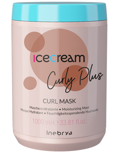 Ice Cream Curly Plus Curl Mask Maska sprogainiem, viļņainiem matiem 1000ml